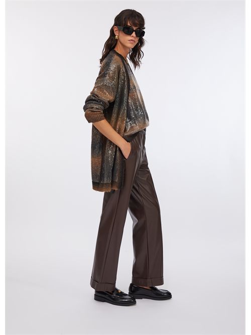 Pantaloni in tessuto spalmato LIU JO | MF5069E0624/90915